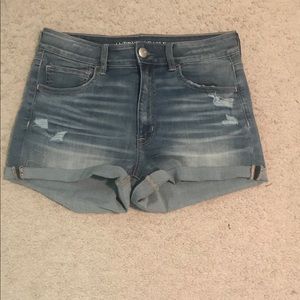 AE hi rise short shorts